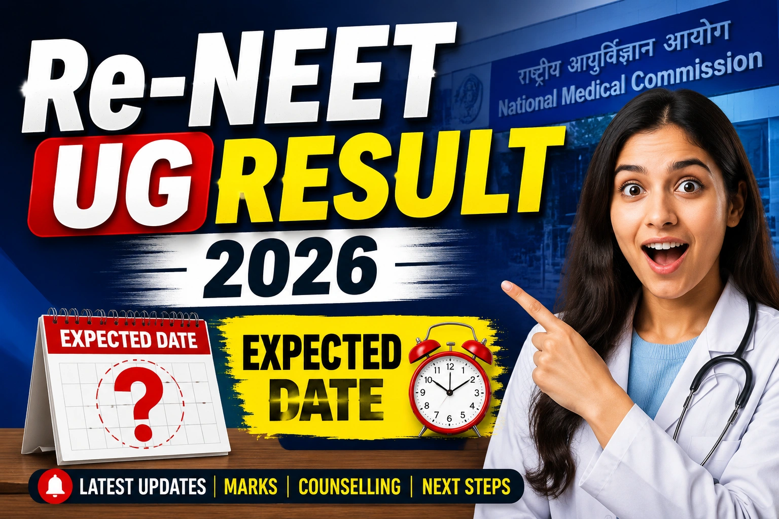Re-NEET UG Result 2026 – Expected Date